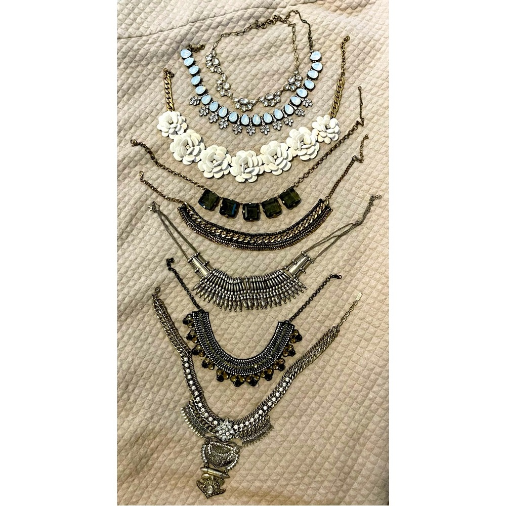 Jcrew & BaubleBar Necklaces Lot